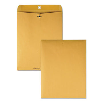 Quality Park™ Park Ridge Kraft Clasp Envelope, #90, Square Flap, Clasp-gummed Closure, 9 X 12, Brown Kraft, 100-box freeshipping - TVN Wholesale